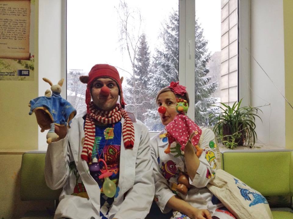 Doktorclowns in der Klinik in Greifswald